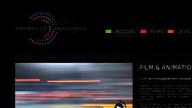 What Inspiration-productions.com website looked like in 2018 (5 years ago)