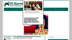 What Idharvest.my.id website looked like in 2018 (5 years ago)