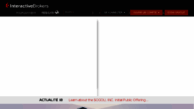 What Interactivebrokers.fr website looked like in 2018 (7 years ago)