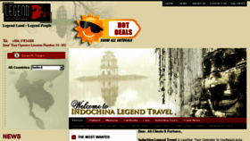 What Indochinalegend.com website looked like in 2018 (5 years ago)