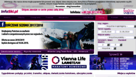 What Infoski.pl website looked like in 2018 (5 years ago)