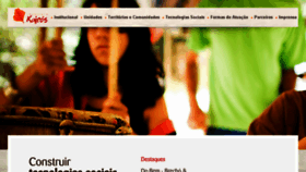 What Institutokairos.org.br website looked like in 2018 (7 years ago)