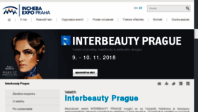 What Interbeautyprague.cz website looked like in 2018 (5 years ago)