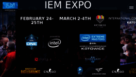 What Iem-expo.com website looked like in 2018 (5 years ago)
