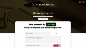 What Ilanediyor.com website looked like in 2018 (5 years ago)