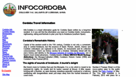 What Infocordoba.com website looked like in 2018 (5 years ago)