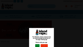 What Islandvapeuk.co.uk website looked like in 2018 (5 years ago)