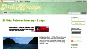 What Indieescape.com website looked like in 2018 (6 years ago)