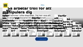 What Internetkunskap.se website looked like in 2018 (6 years ago)