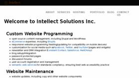 What Intellectsolutionsinc.com website looked like in 2018 (6 years ago)