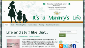 What Itsamummyslife.com website looked like in 2018 (6 years ago)