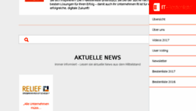What It-beratung-bestenliste.de website looked like in 2018 (5 years ago)