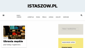 What Istaszow.pl website looked like in 2018 (6 years ago)