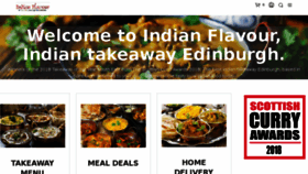 What Indianflavour-edinburgh.co.uk website looked like in 2018 (5 years ago)
