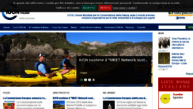 What Iucn.it website looked like in 2018 (7 years ago)