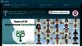 What Icarehospital.org website looked like in 2018 (5 years ago)