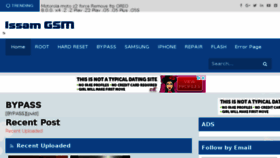 What Issamgsm.com website looked like in 2018 (5 years ago)