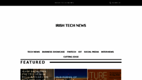 What Irishtechnews.ie website looked like in 2018 (5 years ago)
