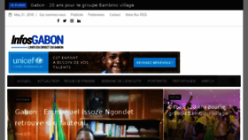 What Infosgabon.com website looked like in 2018 (5 years ago)