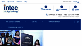 What Intec.co.in website looked like in 2018 (5 years ago)