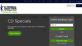 What Iccreditunion.com website looked like in 2018 (5 years ago)