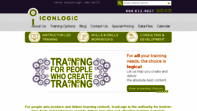 What Iconlogic.com website looked like in 2018 (5 years ago)