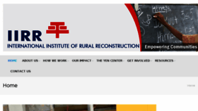 What Iirr.org website looked like in 2018 (5 years ago)