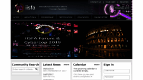 What Iisfa.net website looked like in 2018 (5 years ago)