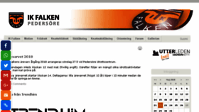 What Ikfalken.fi website looked like in 2018 (5 years ago)
