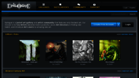 What Images.epilogue.net website looked like in 2018 (6 years ago)
