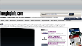 What Imaginginfo.com website looked like in 2018 (5 years ago)