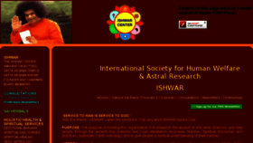 What Ishwarcenter.org website looked like in 2018 (5 years ago)