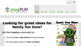 What Imagiplay.com website looked like in 2018 (5 years ago)