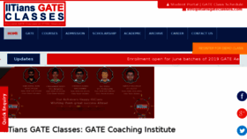 What Iitiansgateclasses.com website looked like in 2018 (5 years ago)