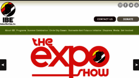 What Indianablackexpo.com website looked like in 2018 (5 years ago)