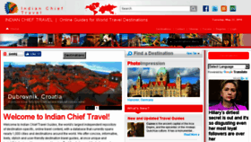 What Indianchieftravel.com website looked like in 2018 (5 years ago)