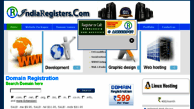 What Indiaregisters.com website looked like in 2018 (5 years ago)