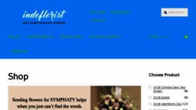 What Indoflorist.com website looked like in 2018 (5 years ago)