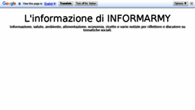 What Informarmy.net website looked like in 2018 (5 years ago)