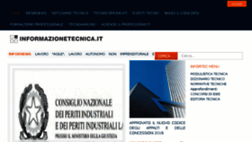 What Informazionetecnica.it website looked like in 2018 (5 years ago)