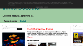 What Inimabacaului.ro website looked like in 2018 (5 years ago)