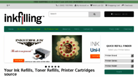 What Inkfilling.com website looked like in 2018 (6 years ago)