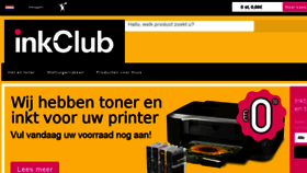 What Inktclub.nl website looked like in 2018 (5 years ago)