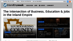 What Inlandempire.us website looked like in 2018 (5 years ago)