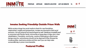 What Inmate.com website looked like in 2018 (5 years ago)