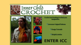 What Innerchildcrochet.com website looked like in 2018 (5 years ago)