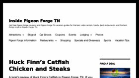 What Insidepigeonforge.com website looked like in 2018 (5 years ago)