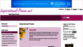 What Inspirational-poems.net website looked like in 2018 (5 years ago)