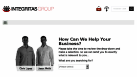 What Integritas-group.com website looked like in 2018 (5 years ago)