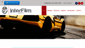 What Interfilm.com.br website looked like in 2018 (5 years ago)